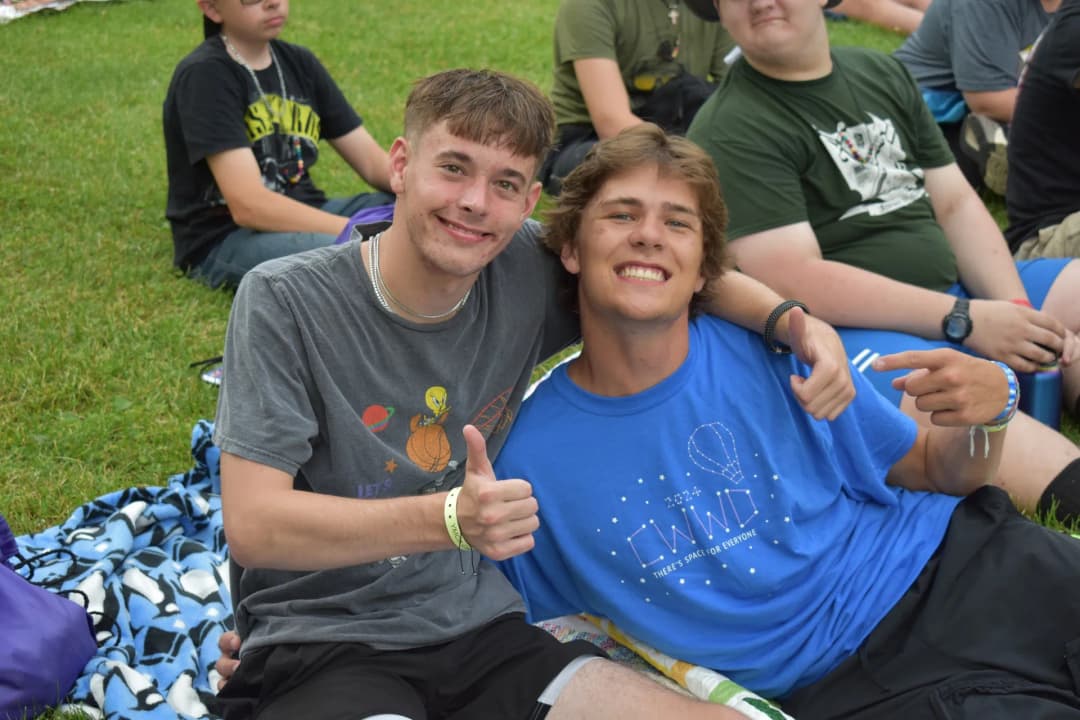 Happy campers at Camp Watcha-Wanna-Do